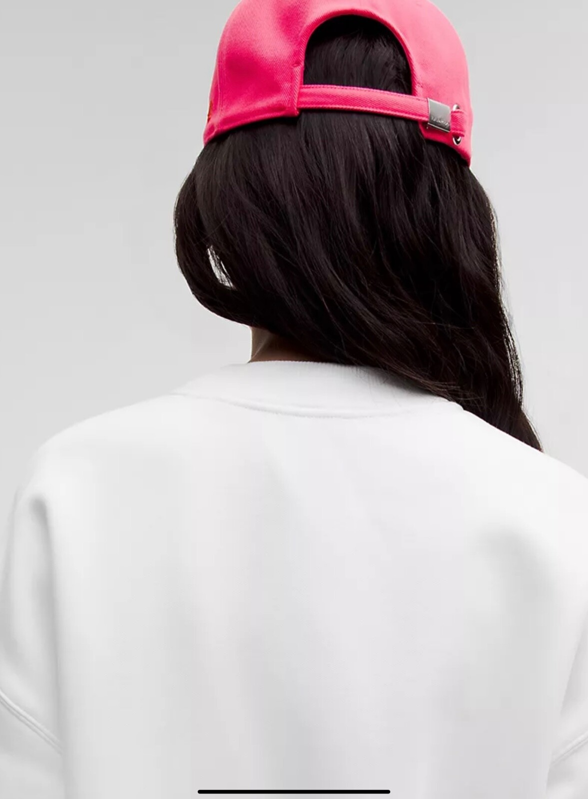 Pre-owned Lululemon Disney X  Mickey Fleece Oversized Pulloverwhitemediumsame Day In White