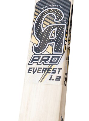 New English Willow Cricket Bat Pro BIG THICK Edge Grade 1 Full Size Short Handle