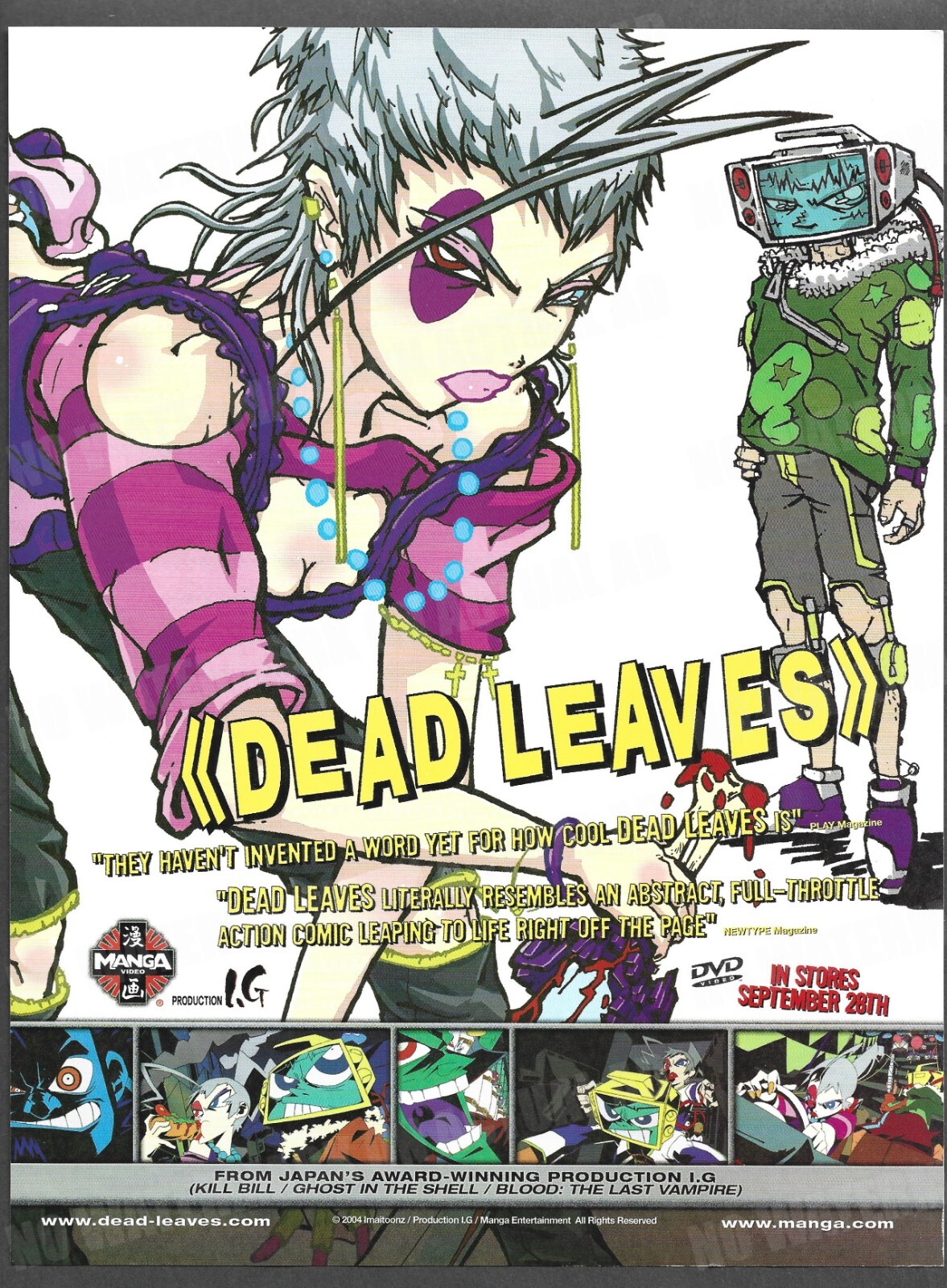 DEAD LEAVES 豪華版 [DVD] cm3dmju ANIME DEAD LEAVES THE MOVIE DVD ENGLISH DUBBED REGION ALL | eBay