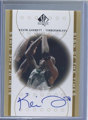 2000-01 SP Authentic - Kevin Garnett #KG
