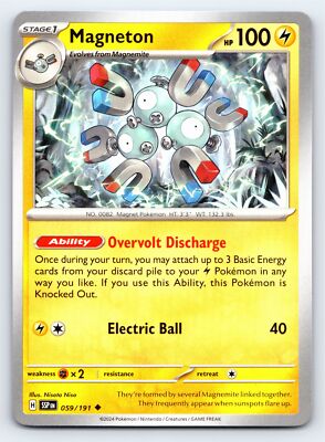 Magneton 059/191 Uncommon Surging Sparks Pokemon Card - NM