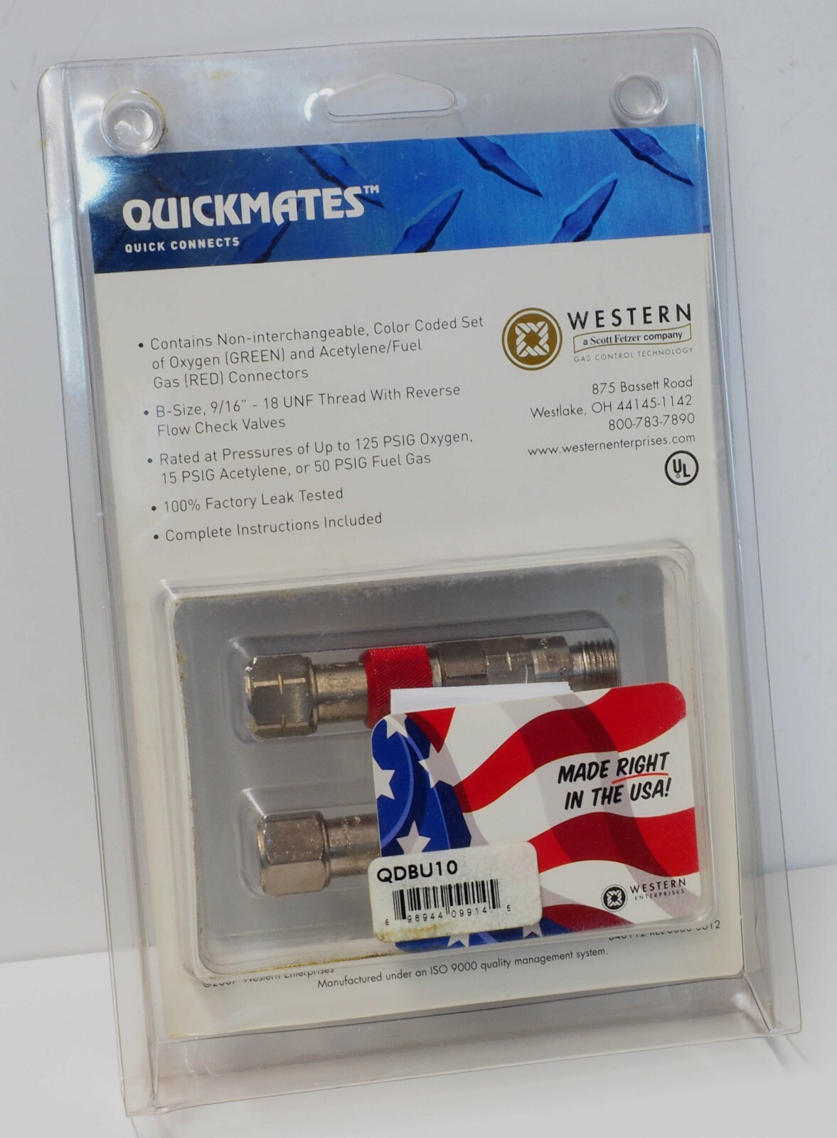 New Western Enterprises QDBU10 Quickmates Quick Disconnect