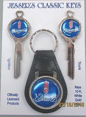 DELTA 88 Blue Rocket B50C Deluxe Classic White Gold Keys 1968 1972 1976 1980