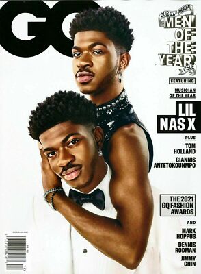 GQ Magazine December 2021  Lil Nas X  Men of the Year Tom Holland The Freak