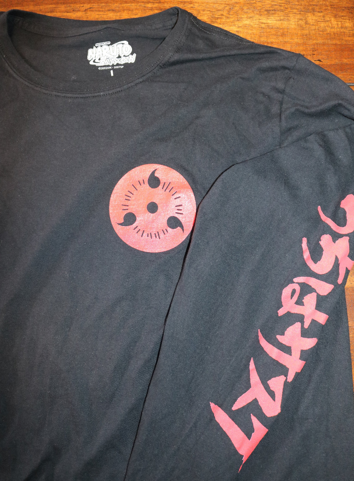 Naruto Shippuden Men s Black Graphic T Shirt Various Sizes EBay