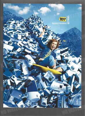Best Buy Electronics Surfing 2004 Print Magazine Ad Cameras Camcorders Printers