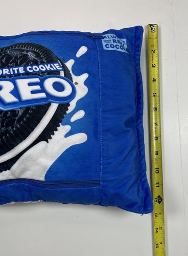 Oreo Package Throw Pillow “Party Size” With Functioning Zipper Pouch Collectible