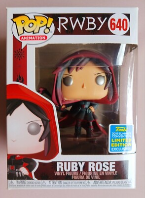 Funko Pop! RWBY Ruby Rose #640 Vaulted 2019 Summer Convention LE Exclusive