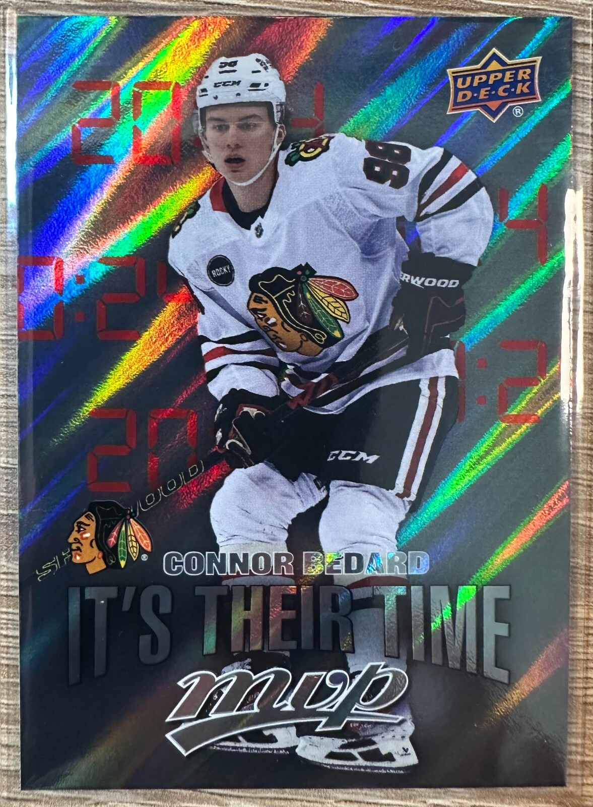 2024-25 UPPER DECK MVP CONNOR BEDARD IT'S THEIR TIME INSERT