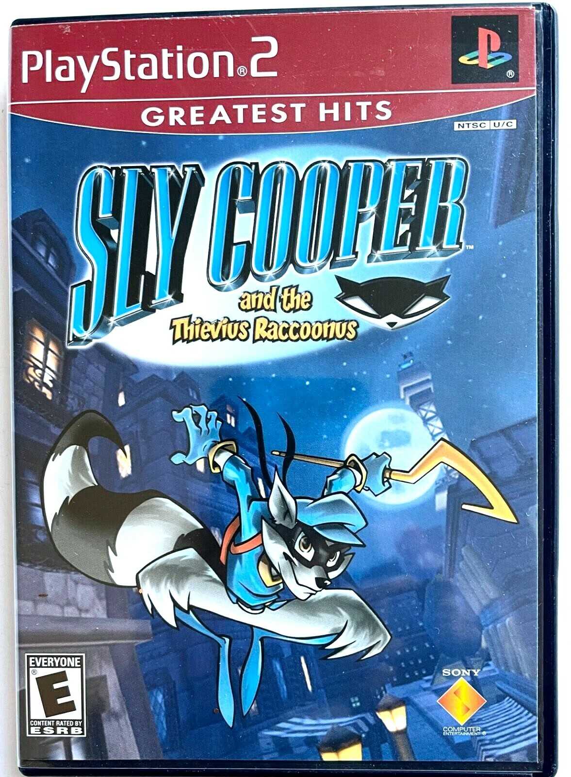 AUTHENTIC VINTAGE PLAYSTATION 2 SLY COOPER THIEVIUS AUTHENTIC VINTAGE PLAYSTATION 2 SLY COOPER THIEVIUS