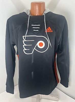 Adidas Philadelphia Flyers Skate Lace Hoodie - Men s Large