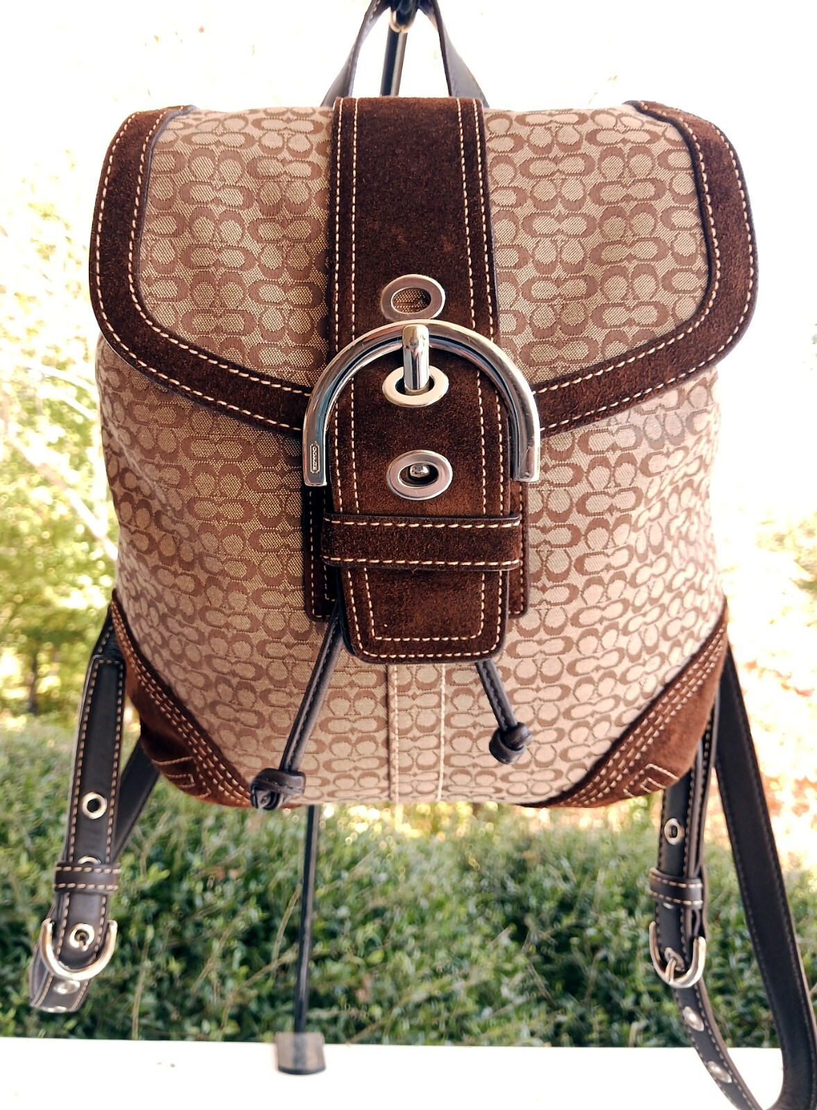 Coach バックパック ホワイト/ブラウン 楽天市場】コーチ リュックサック（カラーホワイト）（バック