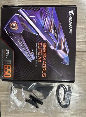 GIGABYTE B650M AORUS ELITE AX AM5 MicroATX AMD Motherboard