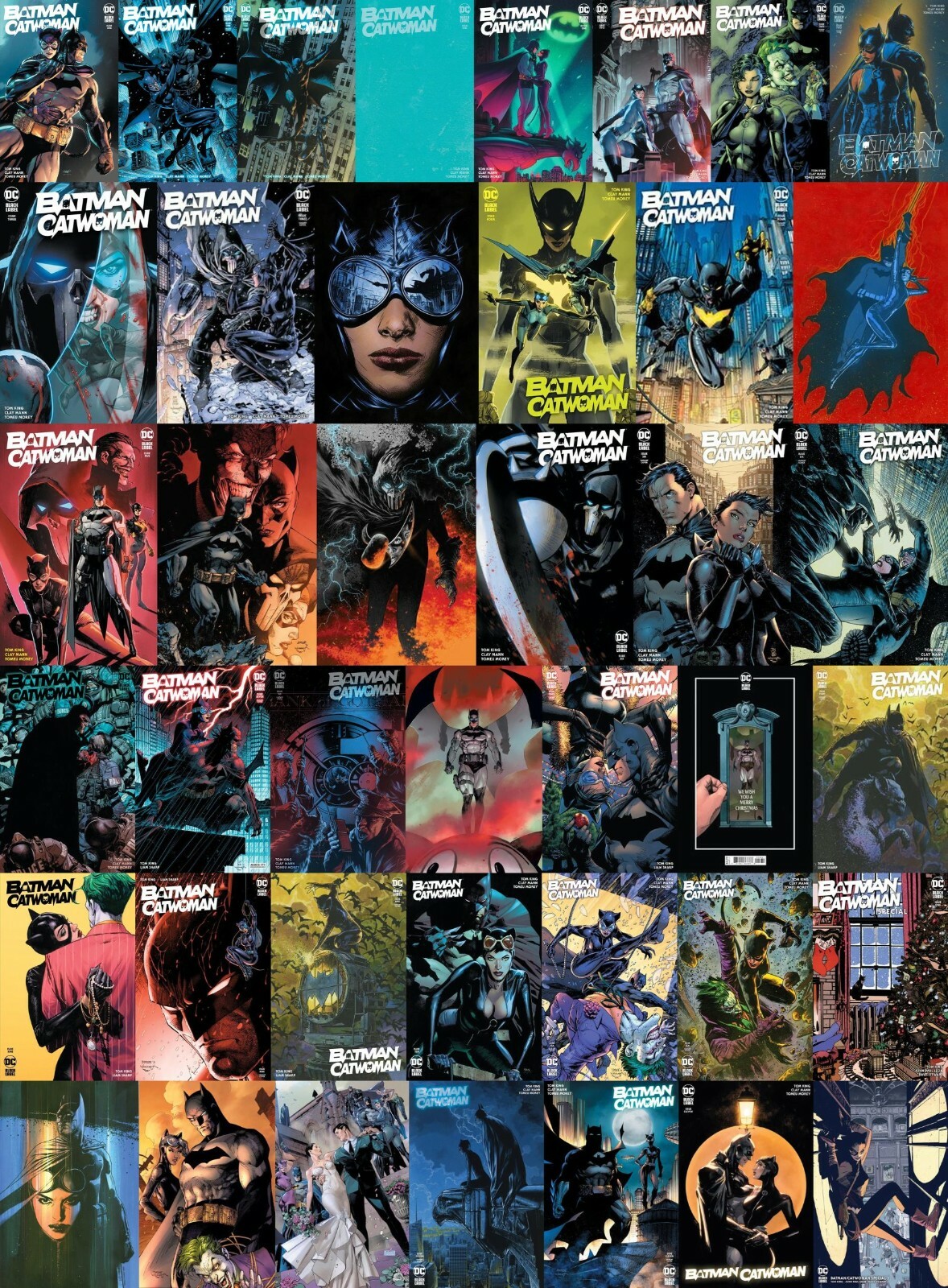 🦇 BATMAN CATWOMAN 1-12 ALL VARIANT ISSUES Tom King JIM LEE