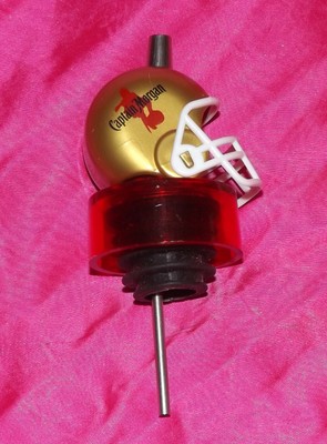   Captain Morgan Rum - Liquor Bottle Pour Spout - NFL Football Helmet Pourer