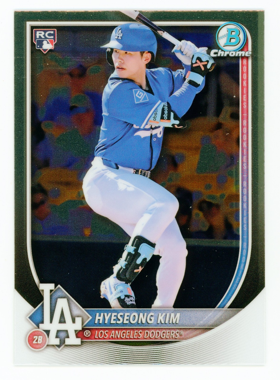 2025 Bowman Chrome Hyeseong Kim RC #2 – Los Angeles Dodgers 2B Rookie Card
