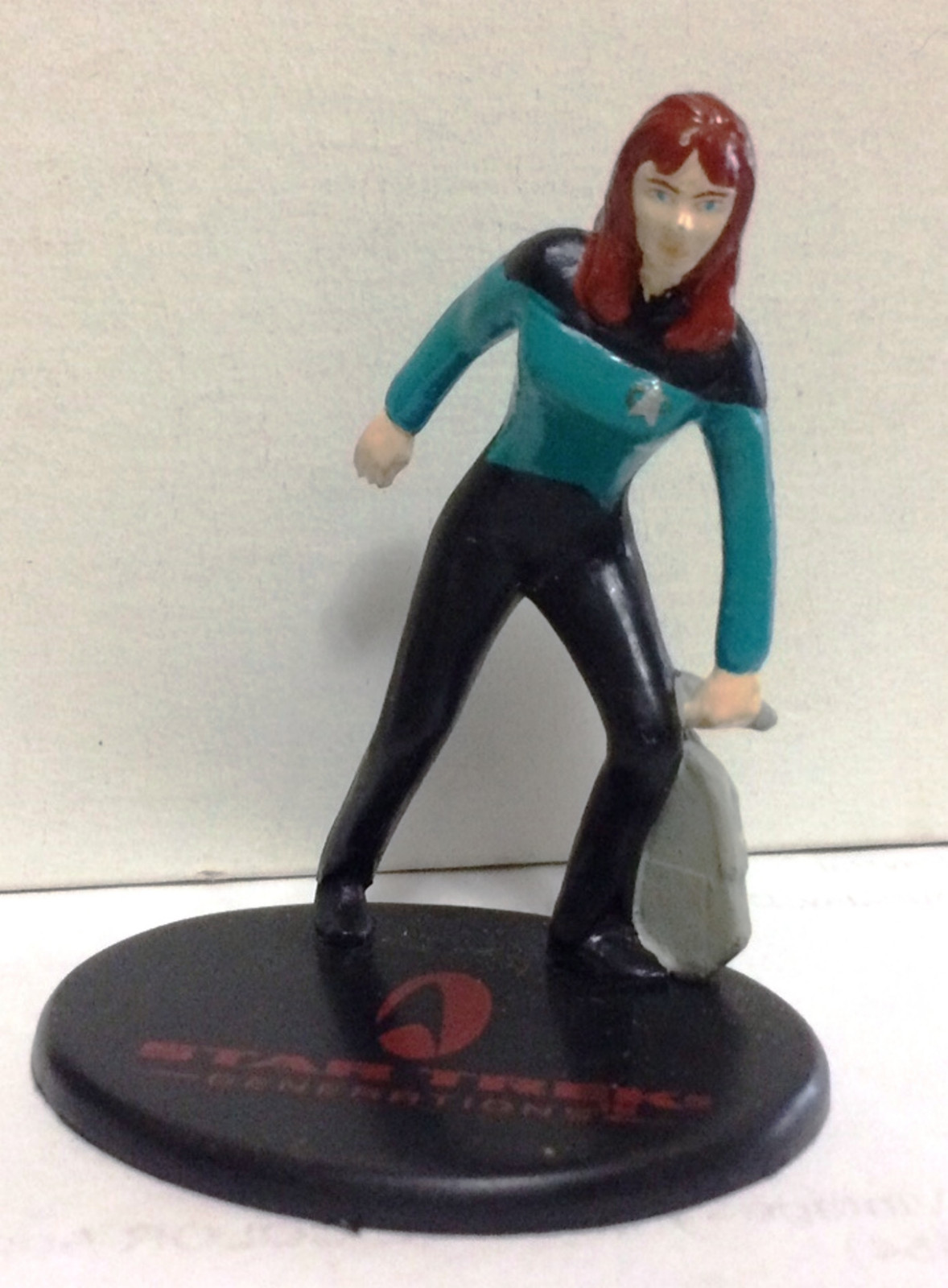 3 Star Trek Generations Movie Figures 1994 Applause - Crusher, Troi and Scotty