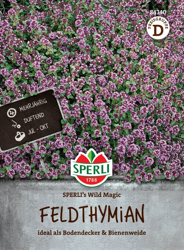 Feldthymian 'Wild Magic' - Thymus Serphyllum, Bienenweide, Thymian Samen, 84740