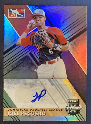 2019 Joel Peguero Panini Elite Extra Edition Auto