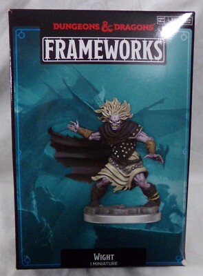 2021 DUNGEONS AND DRAGONS WIGHT FRAMEWORKS CUSTOM MINIATURE D&D WIZK!DS SEALED