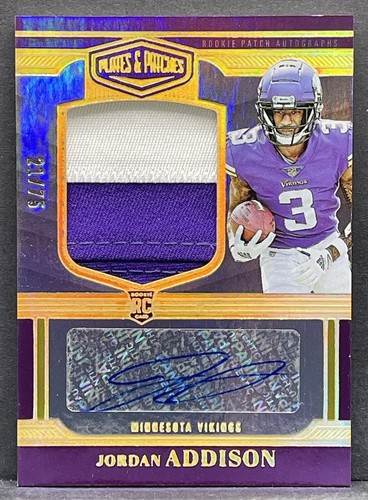 2023 Panini Plates & Patches Jordan Addison #RPA-10