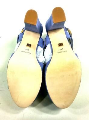 Pre-owned Pour La Victoire , Nealla Sandal, Women, Lilac Pebble Nubuck Size 8.5 M, Eur 38.5 In Purple