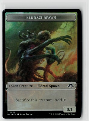 MTG Modern Horizons 3 Eldrazi Spawn // Clue Foil x1 NM Token