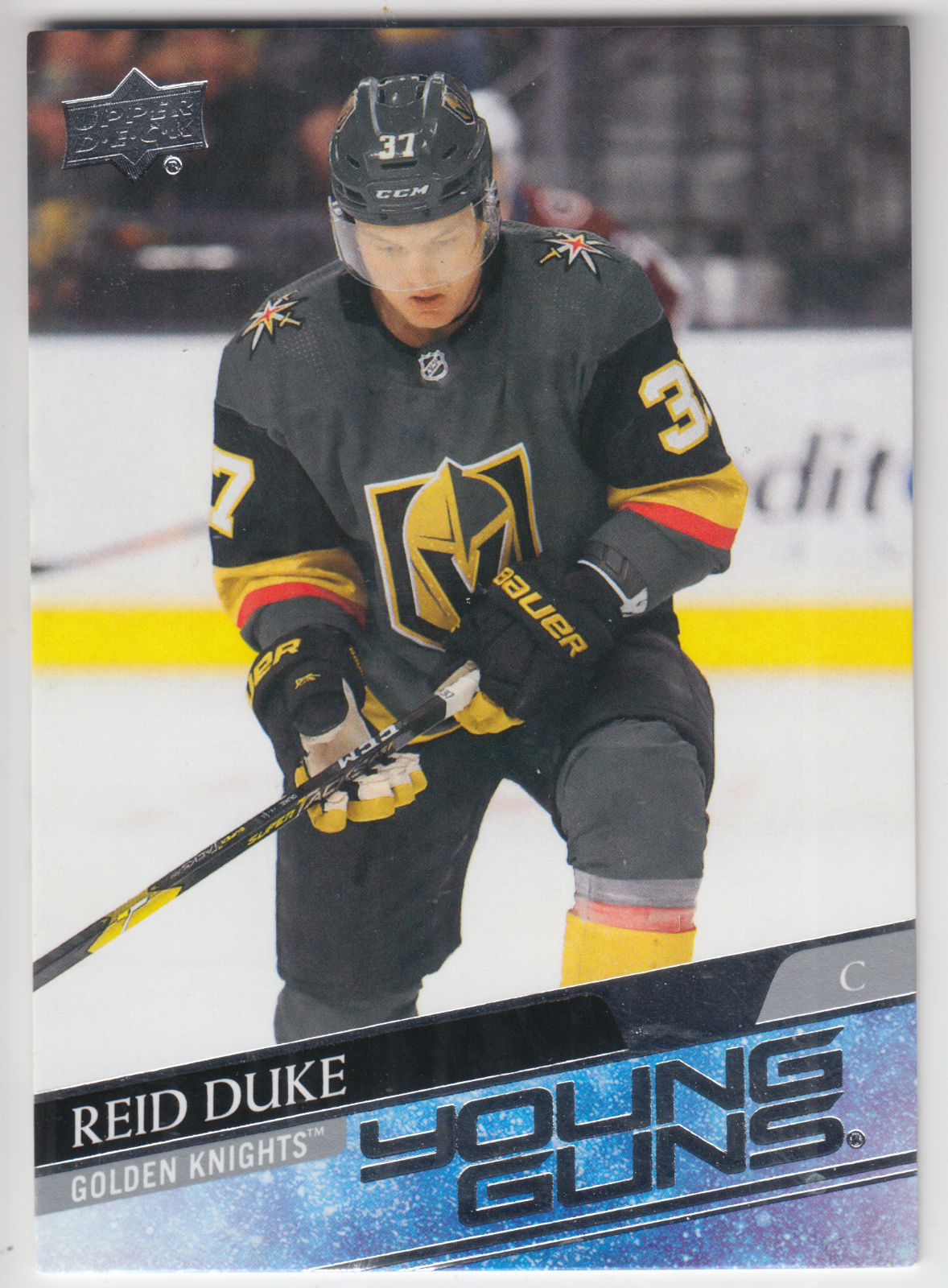 2020/21 UPPER DECK REID DUKE RC ROOKIE YOUNG GUNS CARD #202. rookie card picture