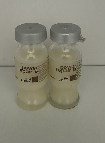 Lot Of 2  LOREAL POWERDOSE Vitamin B5 New Power Repair B Damaged Hair Treatment