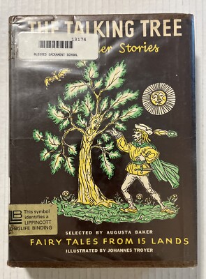 The Talking Tree And Other Stories - Augusta Baker- 1955, Hardcover W/Jacket