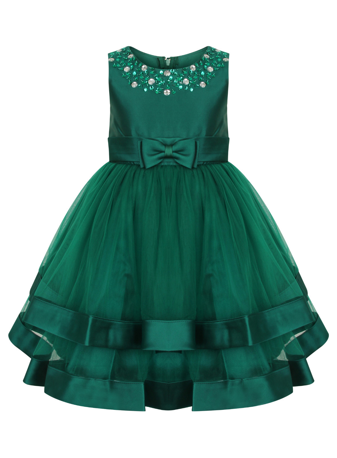 emerald green gown for kids