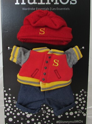 Disney NUIMOS Wardrobe Essentials Stitch Letterman Varsity Jacket Outfit NEW