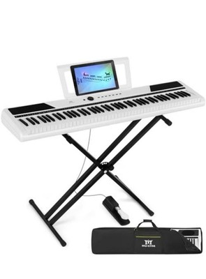 MUSTAR Digital Piano 88 Key Weighted with Stand, 88 Key Semi Weighted...