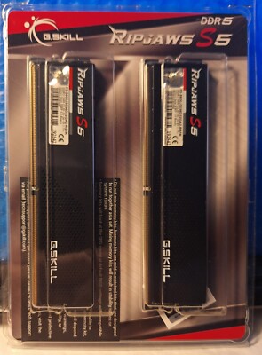 G.Skill RipJaws S5 Desktop Computer RAM 64GB Memory 2X32 - New in Package