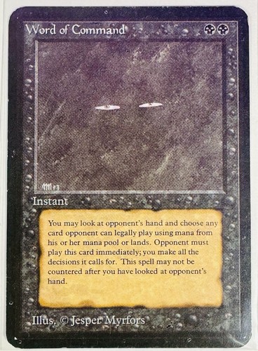 格安提供　Word of Command Word of Command (Not Tournament Legal) | Collectors' Edition