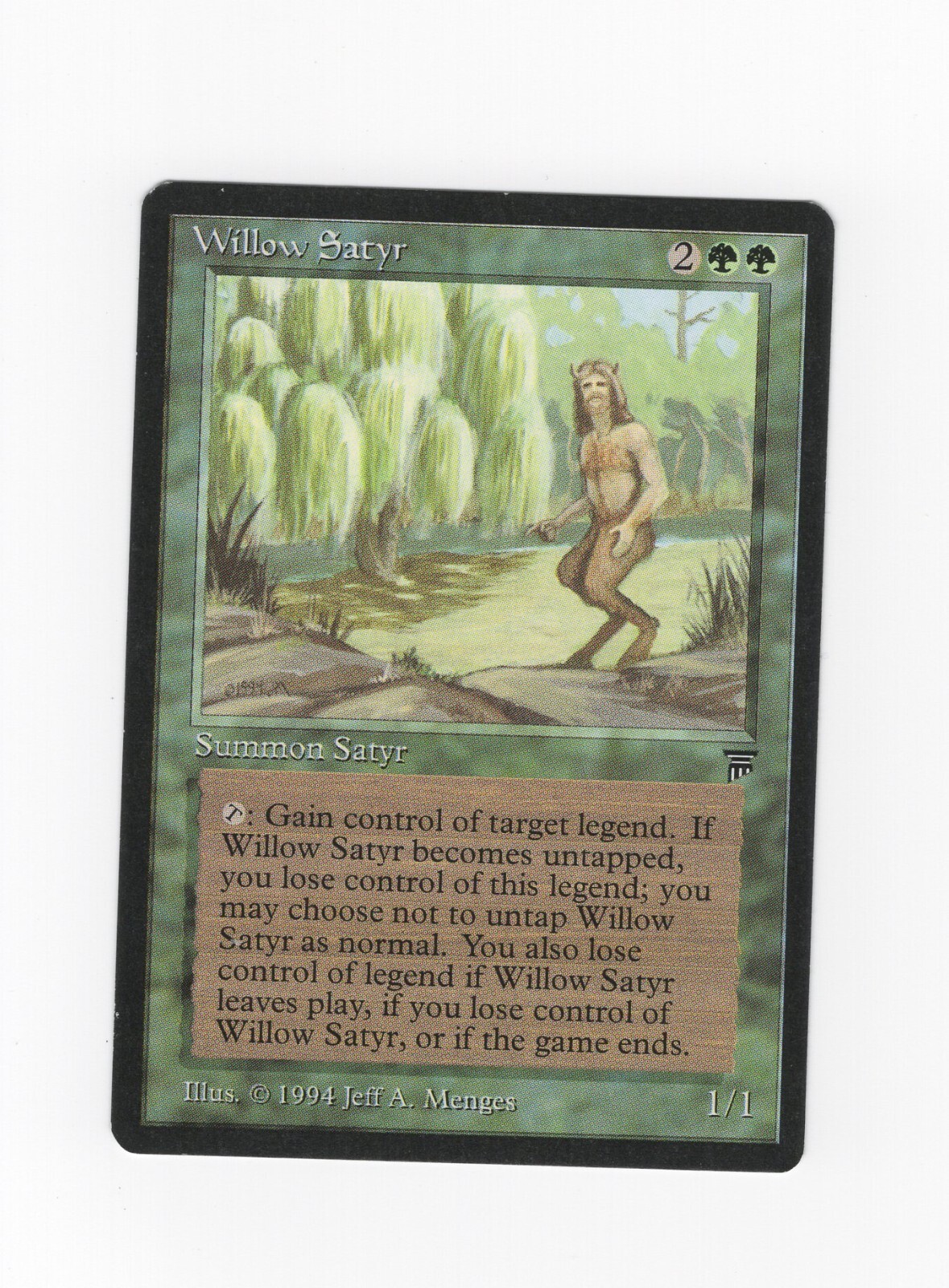 Willow Satyr Legends NM- MTG Magic the Gathering 1 | eBay