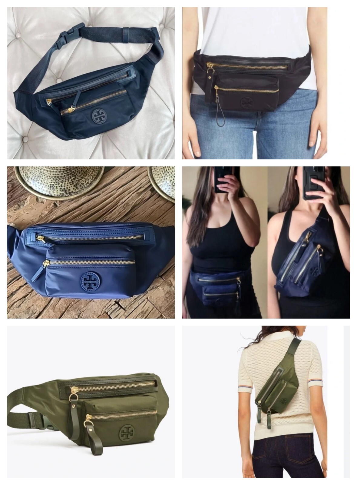 新作 Tory Burch Nylon Belt Bag 170436 ナイロン製 軽量 Tory Burch Nylon Belt Bag 170436 Black Lightweight $248 | eBay