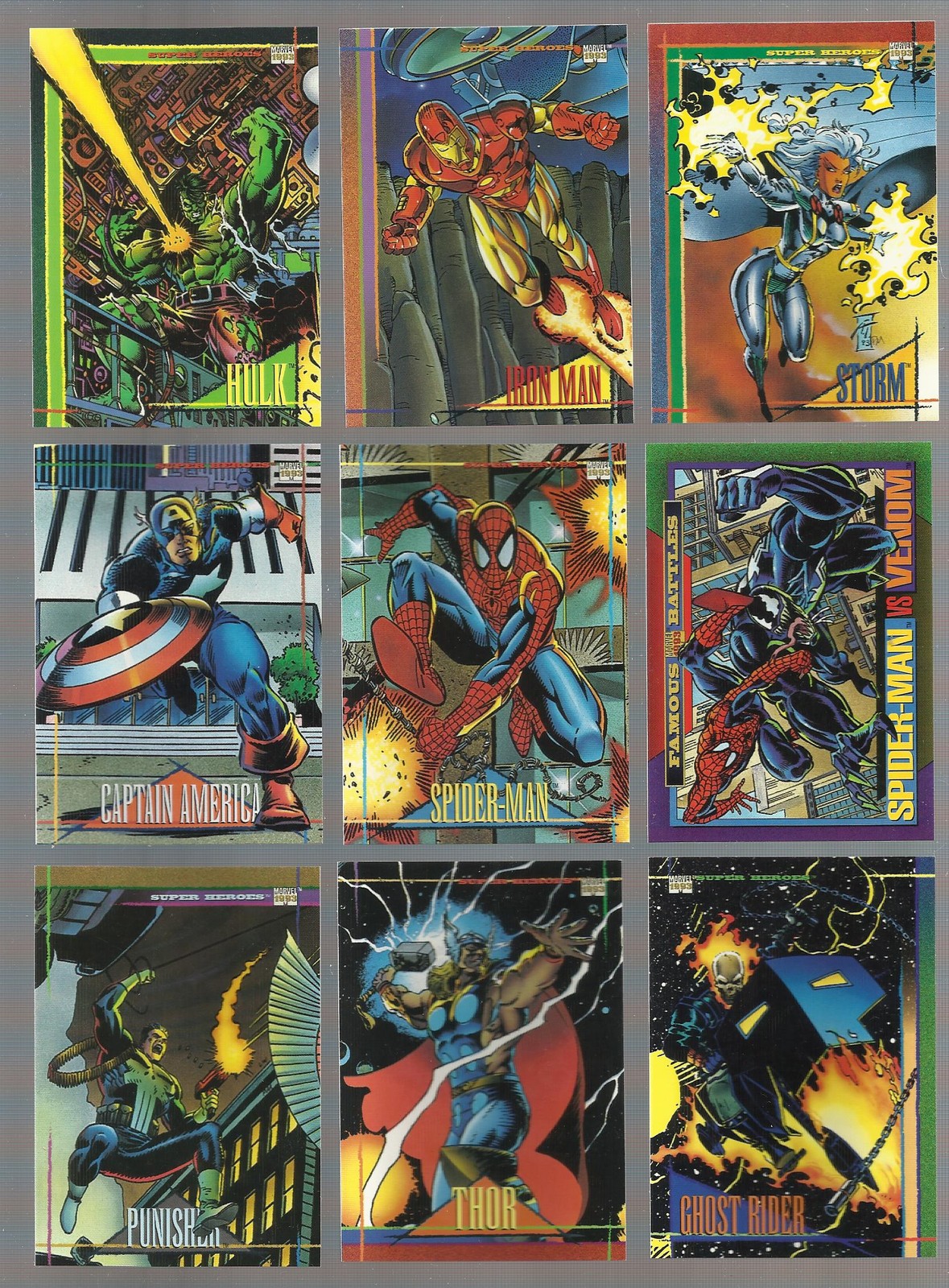1993 MARVEL UNIVERSE SERIES 4 COMPLETE BASE CARD SET IMPEL SKYBOX