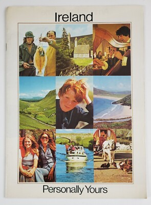 1974 Ireland Heritage People Regions UK Tourist Guide Vintage Travel Booklet Mag