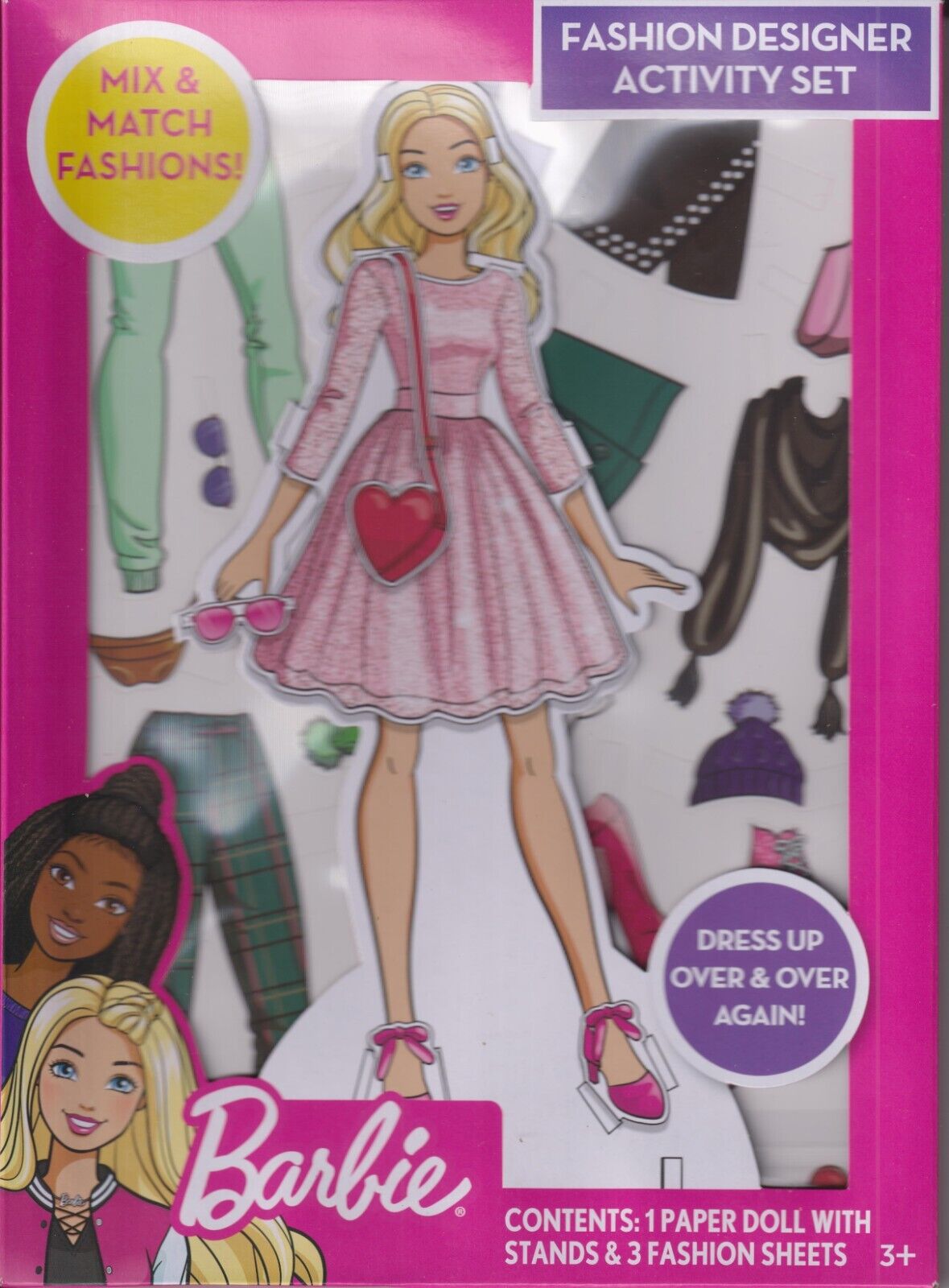 Barbie Fashion Designer Activity Set (Paper Doll with Stand Barbie Fashion Designer Activity Set (Paper Doll with Stand