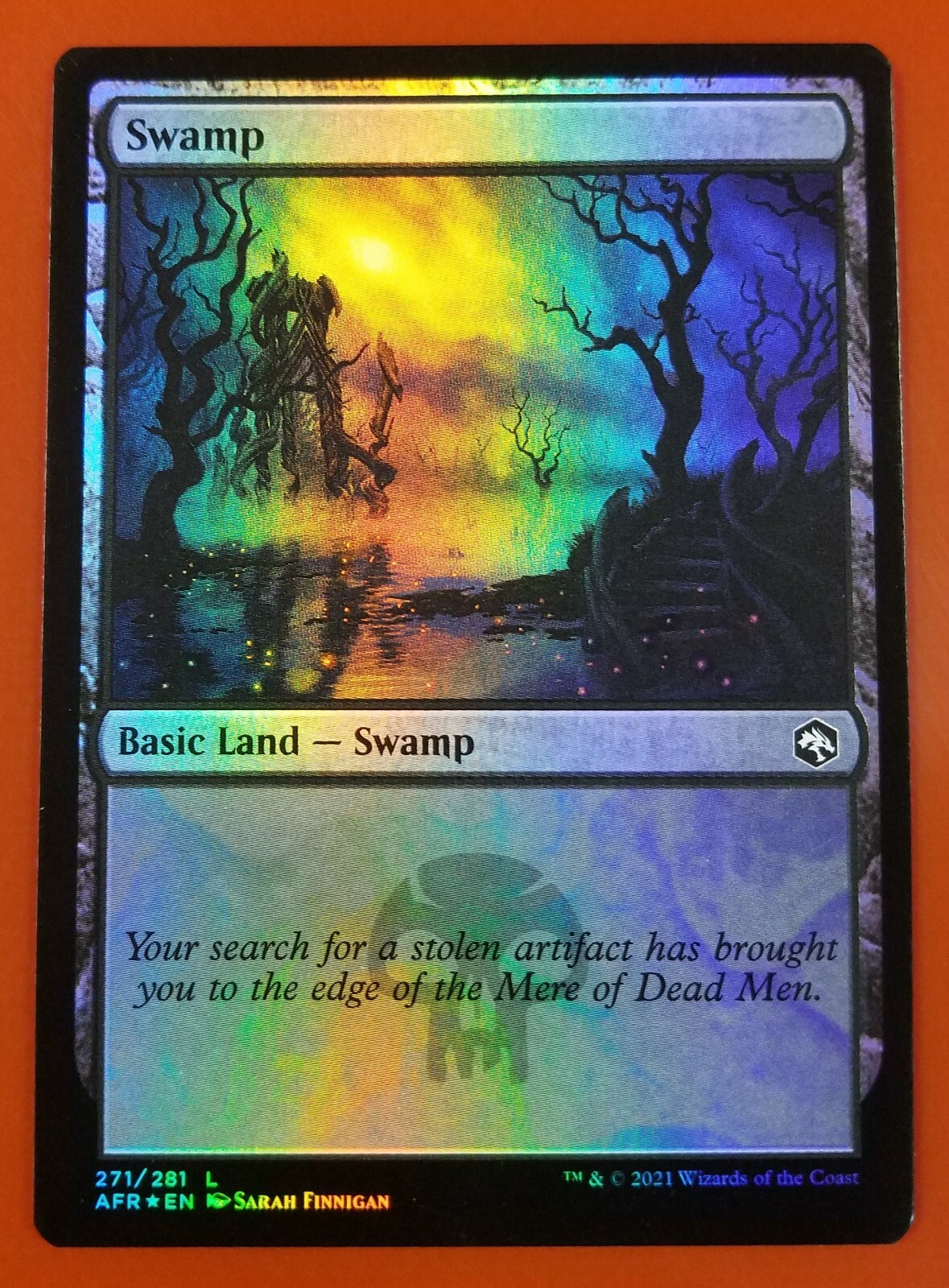 ︎^_^ 1x Swamp | FOIL Basic Land 271/281 | Forgotten Realms | MTG