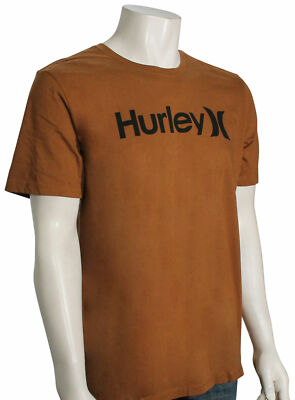 Однотонная футболка Hurley Everyday Washed One And Only — Эль-коричневый — Новинка