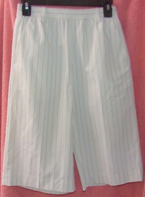  NWT Baum und Pferdgarten Nyeva Ivory Stripe Crop Pants/Shorts Size 4 US, EU 34