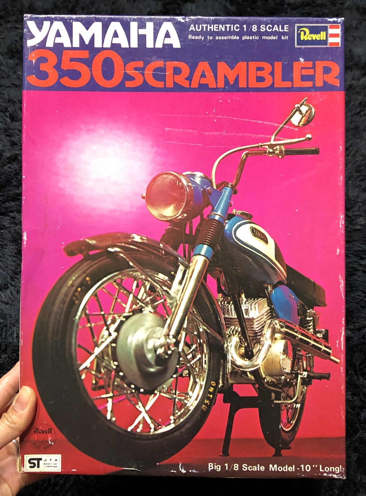 YAMAHA 350 SCRAMBLER 1&frasl;8 MODEL KIT REVELL YAMAHA MOTORCYCLE BIKE