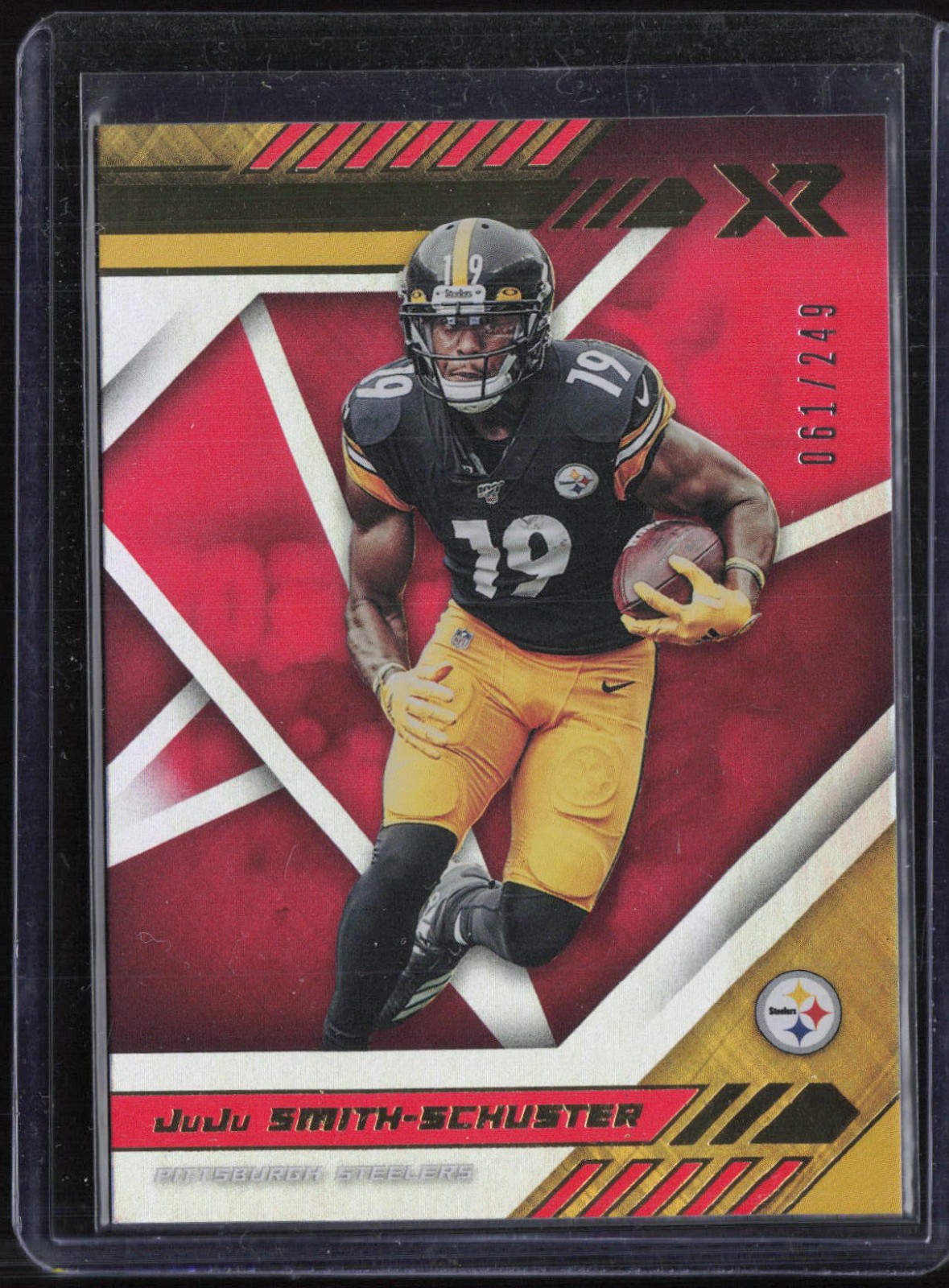 2020 Panini XR Red #56 JuJu Smith-Schuster 61/249