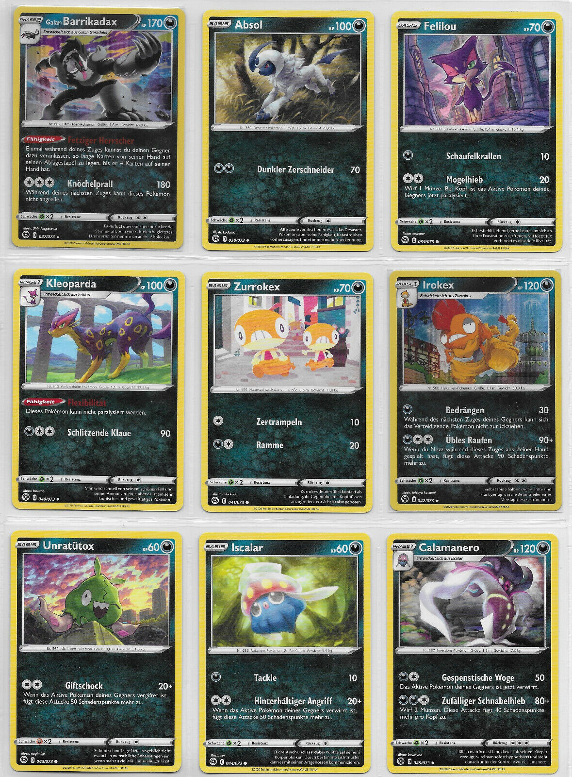Lot - Pokemon Karten Sammlung - Weg des Champs 2020 - Deutsch - Mint