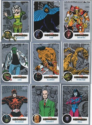 2022 Upper Deck Marvel Beginnings - Flipped FX (12) Card Lot - SP - #FFX
