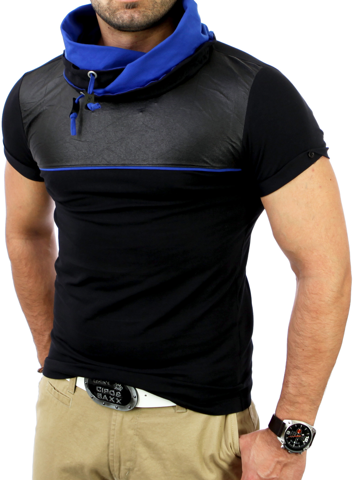 T Shirts Reslad Herren Hoher Kragen T Shirt Poloshirt Hemd Rs 1174 Kleidung Accessoires Expertdigital Net