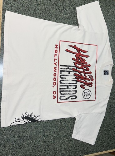 HELLSTAR Records 長袖 Tシャツ White○関送無料○ HELLSTAR HELLSTAR “RECORDS” LONGSLEEVE TSHIRT - SIZE SMALL