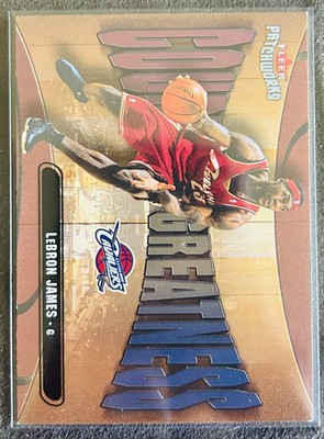 2003-04 Fleer Patchworks - Courting Greatness #23 CG LeBron James (RC)